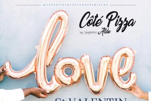 L&#8217;amour est dans l&#8217;air venez fêter la Saint-Valentin chez Côté Pizza